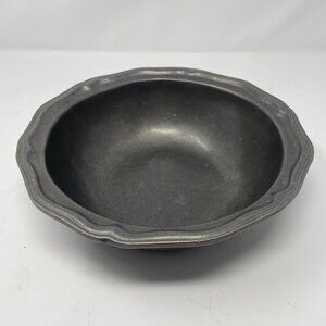 Queen Anne Style Pewter Bowl‎ Serving Salad 10" x 3"